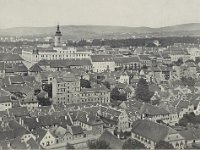 Panorama. Pogled na Gornji grad 1913. godine, dio fotozbirke hrvatskih gradova Vinka Šafara
